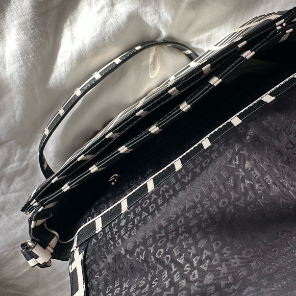 Kate Spade New York Checkered PVC Crossbody Bag - Picture 5 of 5